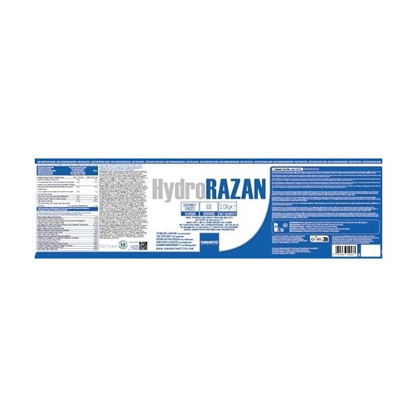 Yamamoto Nutrition Hydro Razan Poudre Supplément Chocolat 1 Unité