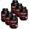 EAFIT Pure Whey - Vanille Intense 750 g - FORMAT ECO 6 POTS 4,5 kg - Croissance Musculaire - Protéines de Whey - Assimilation