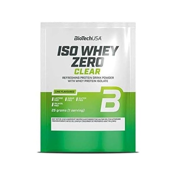 Biotech USA Iso Whey Zero Clear, 25 g Portionsbeutel Peach Ice Tea 