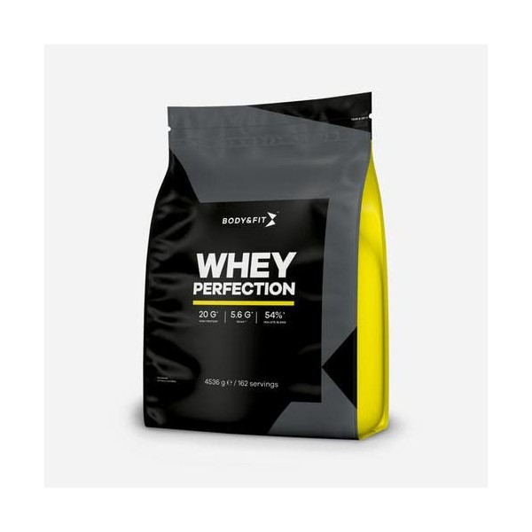 Body&Fit - Whey Protein "Whey Perfection", Milkshake Chocolat, 4536 grammes 162 shakes 