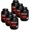 EAFIT Pure Whey - Cappuccino 750 g - FORMAT ECO 6 POTS 4,5kg - Croissance Musculaire - Protéines de Whey - Assimilation Rapid