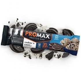 Promax Bar Cookies n Cream 75g Boîte de 12 