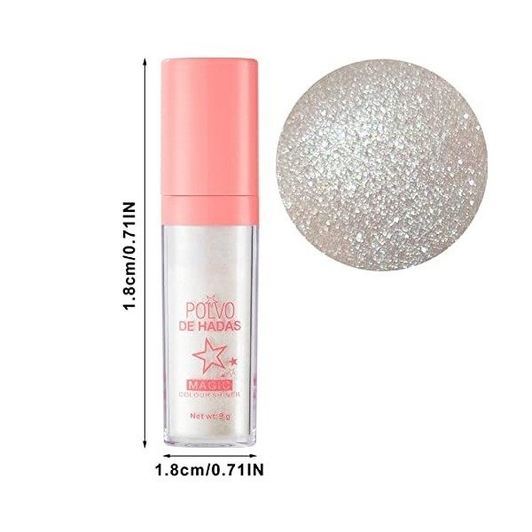 Highlight Poudre Tapotante,Corps Surligneur Poudre Stick,Surbrillance Poudre Visage,Makeup Stick Highlight,Bâton de Poudre à 