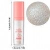 Highlight Poudre Tapotante,Corps Surligneur Poudre Stick,Surbrillance Poudre Visage,Makeup Stick Highlight,Bâton de Poudre à 