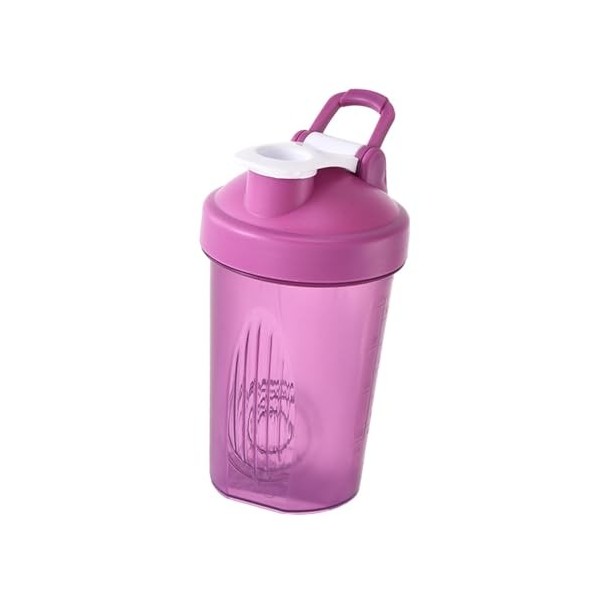 Oshhni Bouteille de Shaker de sport, tasse à Milkshake avec échelle, mélangeur étanche, tasses pour lait et eau, Milkshakes, 