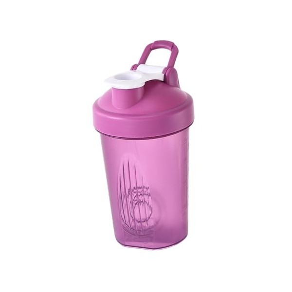 perfk Bouteille shaker, bouteille mélangeur, tasses shaker multifonctions portables étanches, tasse à milkshake pour lentraî