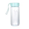 FENOHREFE Tasse à eau portable en plastique de 600 ml pour couple - Grande capacité - Bouteille deau de sport en plein air -