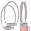 POAIELA 2pcs Poignée de Bouteille deau Ajuster 8-40 oz de Bouteille en Silicone Violet 