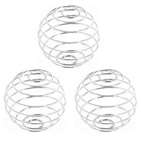 VOVCIG Lot de 3 shaker Balls en plastique et acier inoxydable