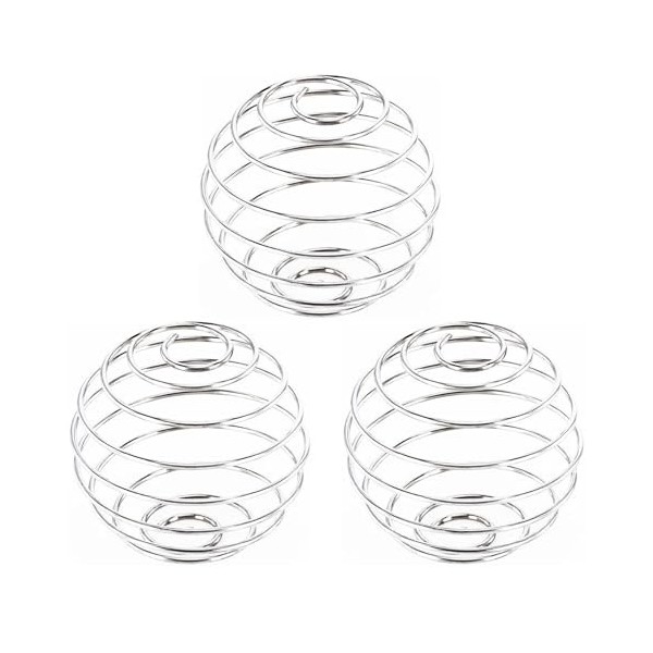 VOVCIG Lot de 3 shaker Balls en plastique et acier inoxydable