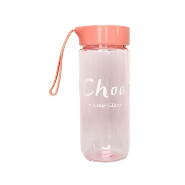 TIAOWU Tasse à eau portable en plastique de 600 ml pour couple capacité Bouteille deau de sport Bouteille deau froide Anti-