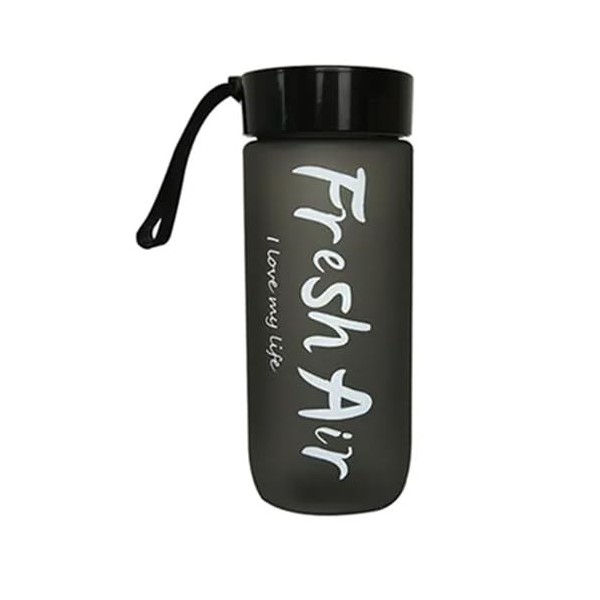 TIAOWU Tasse à eau portable en plastique de 600 ml pour couple capacité Bouteille deau de sport Bouteille deau froide Anti-