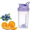 Shaker de protéines de 400 ml - Bouteille shaker de protéines de 500 ml sans BPA étanche portable pour compléments sportifs -