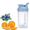 Shaker de protéines de 400 ml - Bouteille shaker de protéines de 500 ml sans BPA étanche portable pour compléments sportifs -