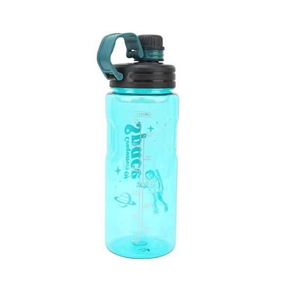 Carafe de Sport, Tasse à Eau de Fitness Résistante aux Hautes Températures de 1500 ML pour Le Cyclisme Vert 