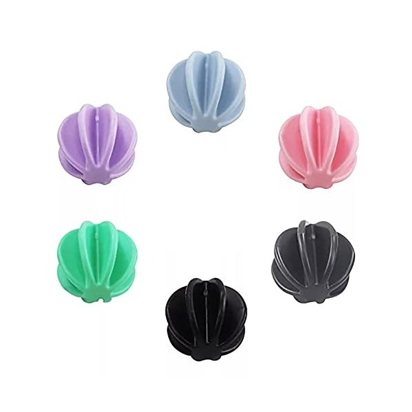 Luxylei Milkshake Protéine Shaker Balls 6pcs 1.77inch Plastique Mélange Boule De Mélange Coloré Fouet Shaker Boules pour Prot