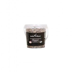 JARDIN D OLEANE Ghassoul en Ecaille Bio 100% Pure Et Naturel Exfoliant Gommage pour Corps Visage Et Peau 1 Kg