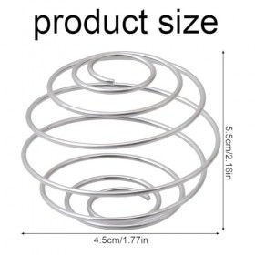 ZXUSHE 10 Pcs Boules de mélange de protéines en acier inoxydable, boules de mélange en acier inoxydable pour boissons protéin