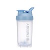 Shaker de protéines de 500 ml avec mélangeur à billes - Sans BPA - Anti-fuite - Bouteille de fitness portable pour complément