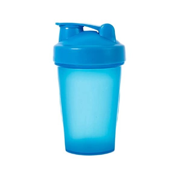 Shaker de protéines,Bouteille mélangeur de 400 ml avec boule mélangeur en métal, conditionnement physique et entraînement,Mél