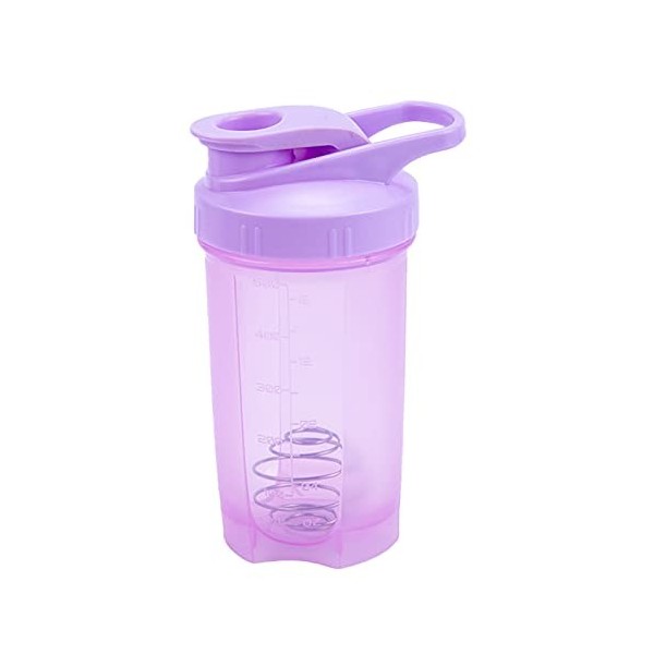 Somerway Bouteille deau de Shaker 500ml avec Boule de Shaker, épreuve de fuites protéine Bouteille de Bouteille dentraîneme