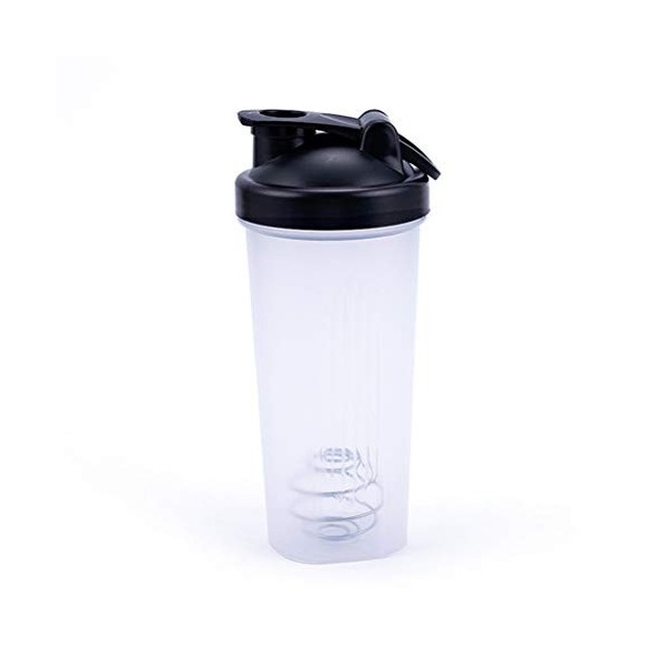 Guillala Shaker à protéines de 600 ml avec marque de tique pour pilules, collations, café, thé