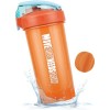 SXQLYH Shaker Proteine,550 ml, sans BPA,Gourde shaker à protéines Mélangeur de Smoothies,Shaker avec Acier Inoxydable Boules 