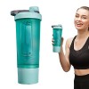 Shaker pour boissons protéinées – 600 ml – Bouteille deau anti-fuite pour lentraînement, le yoga, la randonnée, le sport Zo