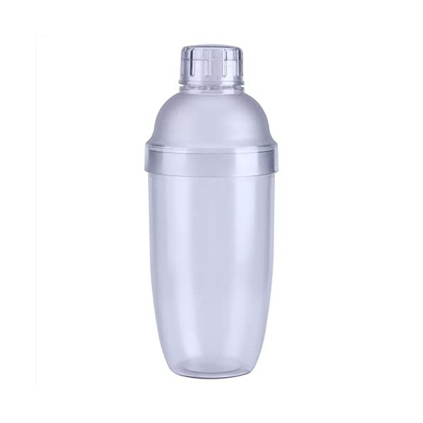 Gym Bottle Shaker Shaker Classic Shaker Bottle Anti Fuite Transparent PC Resin Milk Tea Shaker Bar Tool Parfait pour les Shak