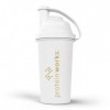 White & Gold Shaker | Protein Shaker | 700ml | Protein Works