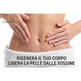DORYLINE Gommage Exfoliant Visage et Corps PROFESSIONNEL 250ml, Gommage Douche Tonique 100% Made in Italy, Peau lisse, Velout