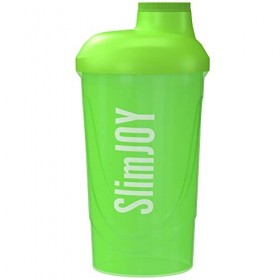 Slimjoy Shaker - bouteille shaker avec capacité de 500 ml - 100% étanche et sans BPA - le compagnon idéal pour vos séances de