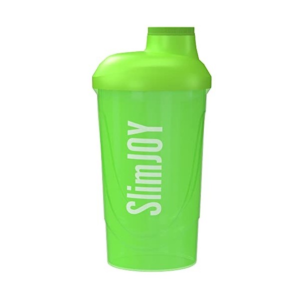 Slimjoy Shaker - bouteille shaker avec capacité de 500 ml - 100% étanche et sans BPA - le compagnon idéal pour vos séances de