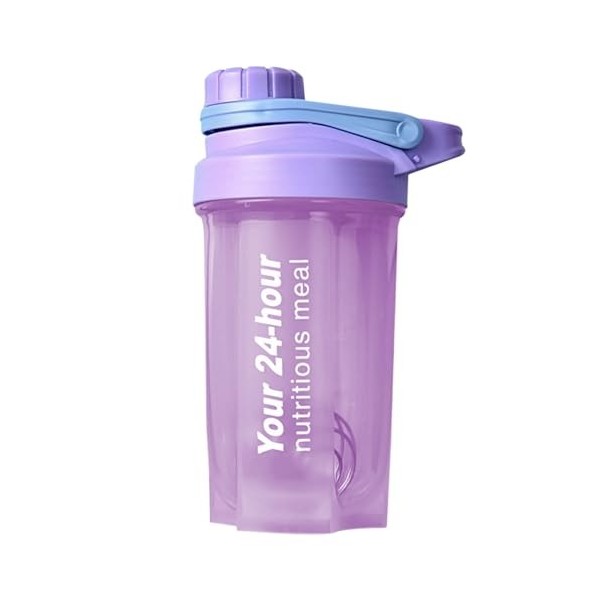 EACHPT Shaker à protéines 600 ml Shaker Proteine pour shakes de suppléments,Shaker à protéines avec bouchon à vis,tamis et éc