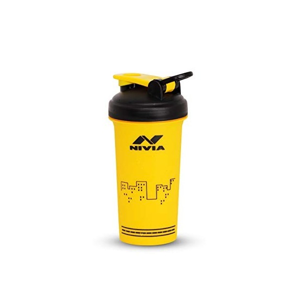 Nivia Street Sports Shaker Gourde Jaune 750 ml