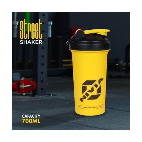 Nivia Street Sports Shaker Gourde Jaune 750 ml