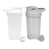 YAYAYOUNG Lot de 2 flacons shaker à protéines - 300 ml - Anti-fuite - Sans BPA - Pour suppléments - Avec tamis et graduation 