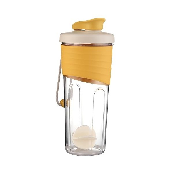 Altsuceser Bouteille shaker pour mélanges protéinés, bouteille mélangeur portable étanche de 710 ml, résistante aux hautes te