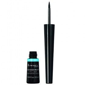 Rimmel - Eyeliner Liquid Exaggerate - Waterproof - Pointe feutre ultra précise - Application facile et rapide - 03 Black - 2,...