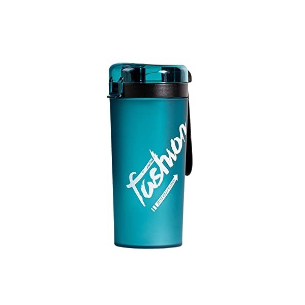 tinysiry Shaker avec boule de mixage, tasse de mixage de poudre de protéines 400 ml, bouteilles de mixage de sport étanches p