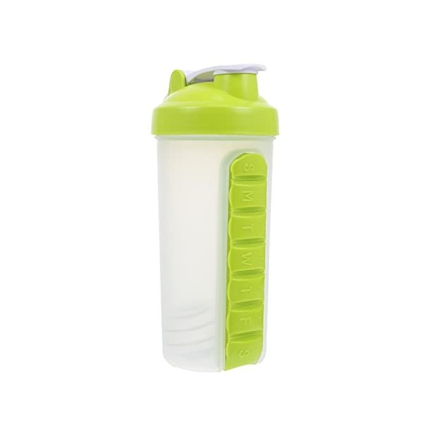 DOITOOL Mixeur Portable Pilule Shaker Protéines Shaker D de Tremblement Mélangeur Protéines Secousse Tasse Supplément Pilule