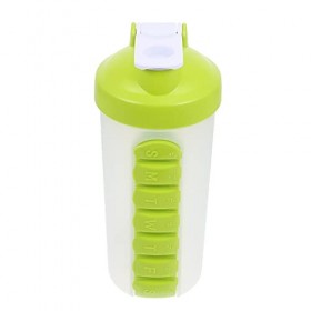 DOITOOL Mixeur Portable Pilule Shaker Protéines Shaker D de Tremblement Mélangeur Protéines Secousse Tasse Supplément Pilule