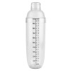 Changor Shaker anti-corrosion en résine de polycarbonate transparent 300 ml 17 cm