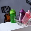 WEILAI 400Ml Shake Cup Sports Water Cup Jus Milkshake Protéine Poudre Shake Cup Fitness Home Mug Avec Boule DAgitation