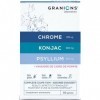 Coupe faim GRANIONS | Complexe puissant : Konjac, Chrome et Psyllium | Digestion vinaigre de cidre de pomme | Réduit lappéti