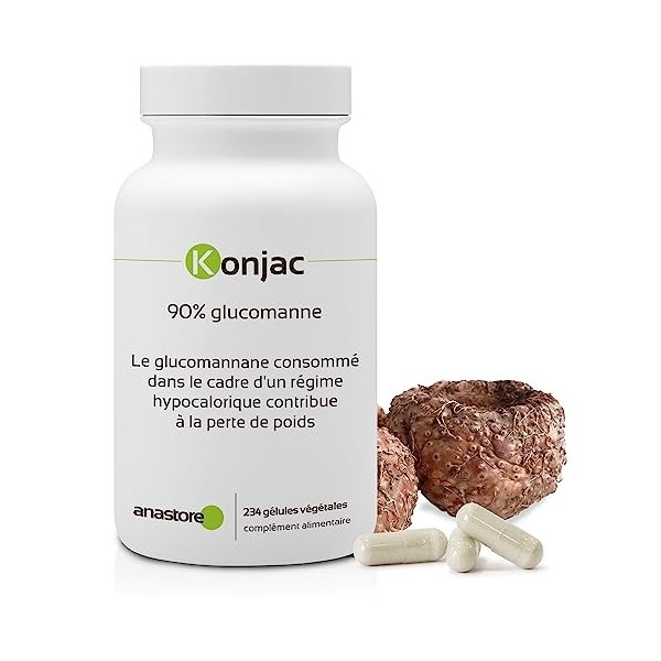 KONJAC * 371 mg / 234 gélules * Titré à 90% de glucomannane
