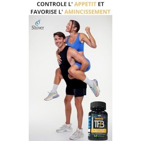 Coupe Faim Puissant et Efficace Perte de Poids | Extra Fort | Minceur Rapidement | SHIVER - Turbo Fat Burner | 60 gélules de 