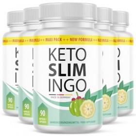 Keto Slimingo Capsules Maxi pack de - 90 capsules par boîte | Votre compagnon au quotidien - Approvisionnement 45 jours - 5x