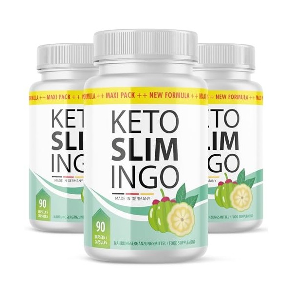 Keto Slimingo Capsules Maxi pack de - 90 capsules par boîte | Votre compagnon au quotidien - Approvisionnement 45 jours - 5x