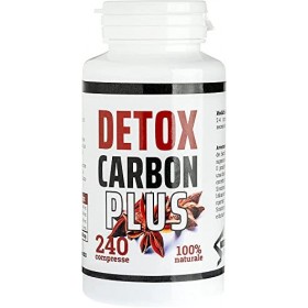 DETOX PLUS CHARBON ACTIF PROBIOTIQUE Ventre plat Ferments lactiques 7 milliards UFC + Fenouil+Anis+Charbon Actif - éliminer l